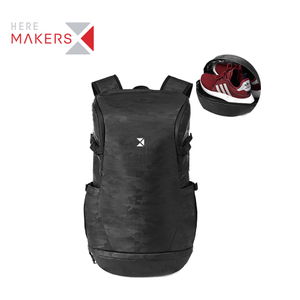Custom Wholesales Water-Resistant Travel Sports Gym Backpack with Shoes Compartment