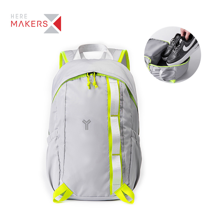 Travelling Casual Backpack With Unique Webbing Design